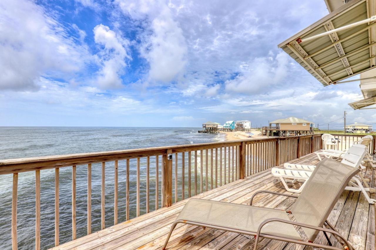 Villa Delphinus - Beachfront! And Pet Friendly! Feel The Ocean Breezed And Hear The Waves Lapping Right At Your Doorstep! Home Dauphin Island Exterior foto