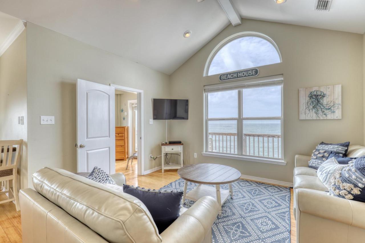 Villa Delphinus - Beachfront! And Pet Friendly! Feel The Ocean Breezed And Hear The Waves Lapping Right At Your Doorstep! Home Dauphin Island Exterior foto