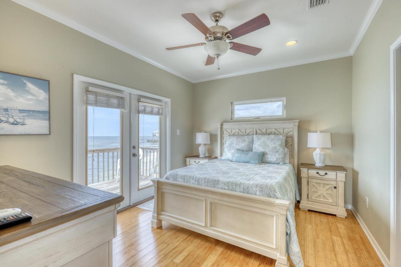 Villa Delphinus - Beachfront! And Pet Friendly! Feel The Ocean Breezed And Hear The Waves Lapping Right At Your Doorstep! Home Dauphin Island Exterior foto